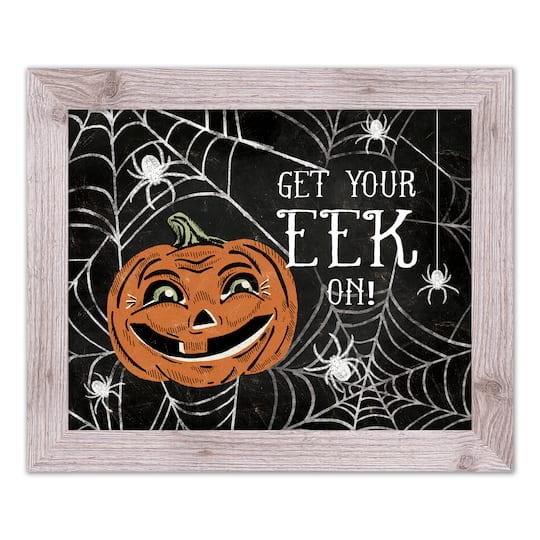 Get Your Eek On 16" x 20" Western White Framed Print